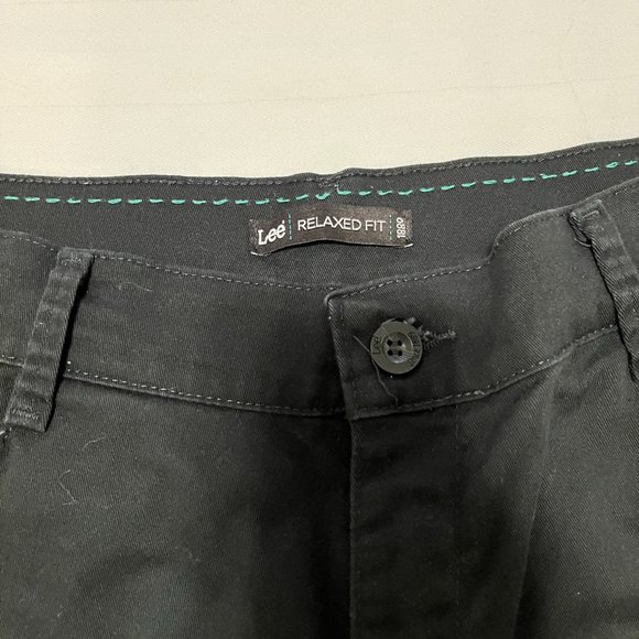 Lee relaxed fit Sz 12 long black casual pants - Picture 7 of 7